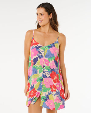 Rip Curl Premium Surf Stripe Cover Up Dress-Multico