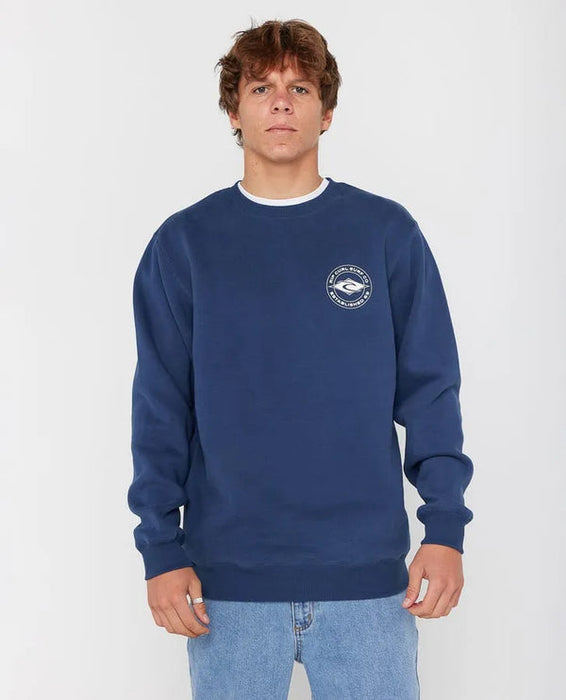 Rip Curl Staple Crew Sweatshirt-Light Navy