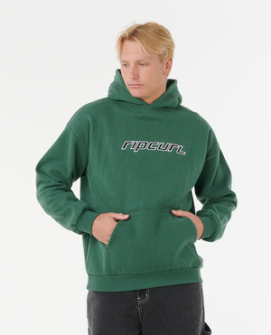 Rip Curl Nu Dose Hooded Sweatshirt-Mountain Green