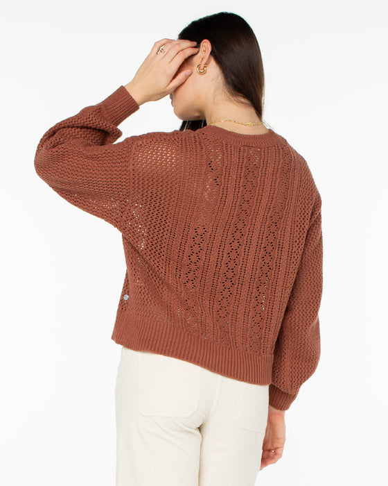 Roxy Daybreak Sweatshirt-Russet
