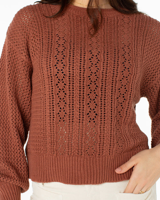 Roxy Daybreak Sweatshirt-Russet