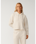 Rip Curl Cala Nights Textured Hooded Sweatshirt-Natural