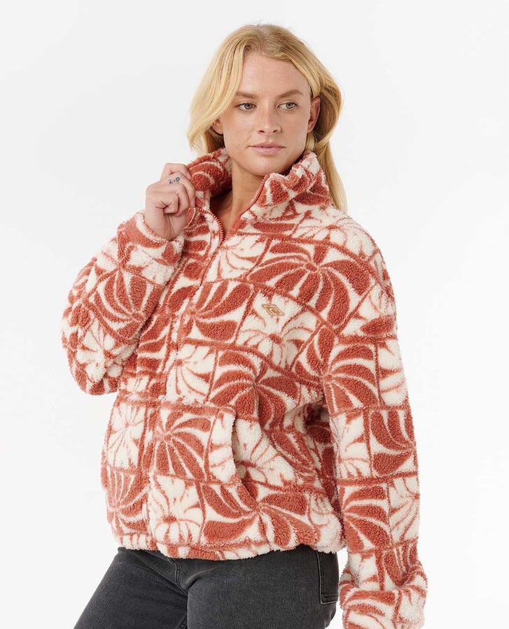 Rip Curl Ty WilliamsÂ Polar Fleece Jacket-Brick