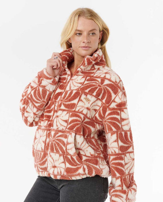 Rip Curl Ty WilliamsÂ Polar Fleece Jacket-Brick