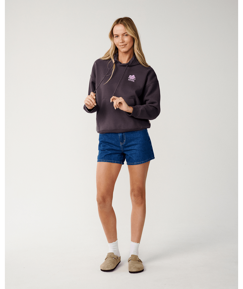 Rip Curl Surf Puff Heritage Hooded Sweatshirt-Nine Iron