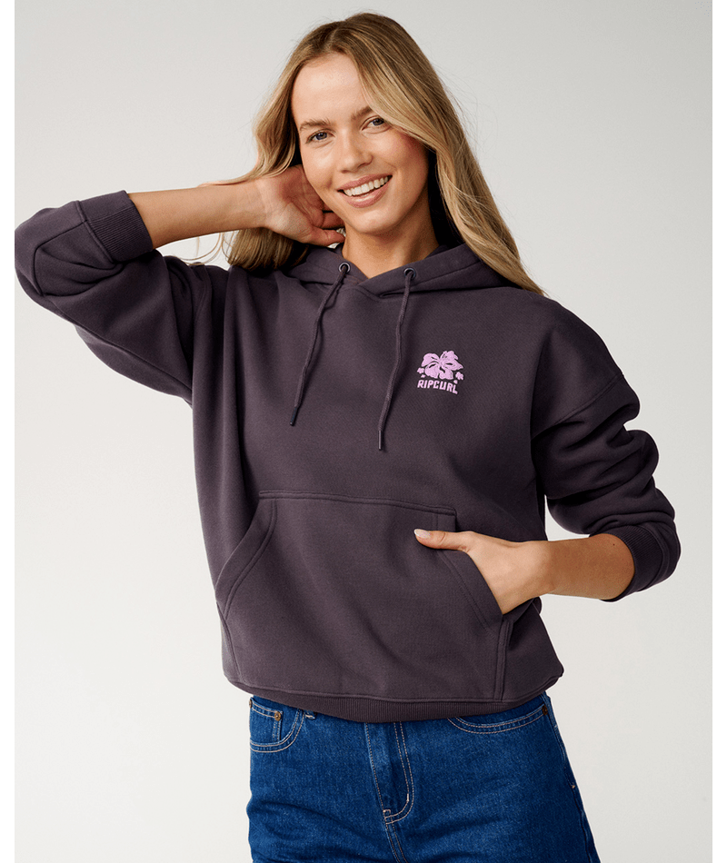 Rip Curl Surf Puff Heritage Hooded Sweatshirt-Nine Iron