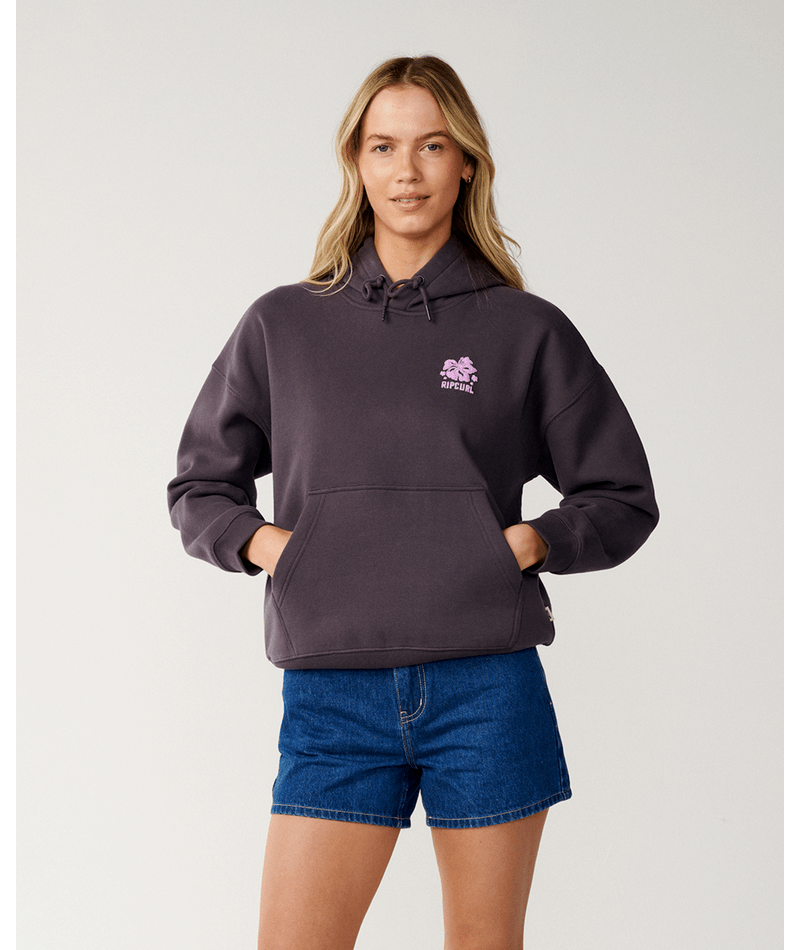 Rip Curl Surf Puff Heritage Hooded Sweatshirt-Nine Iron