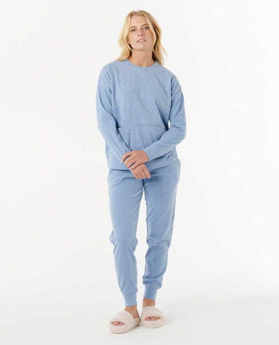 Rip Curl Cosy Fleece Sweatshirt-Blue Marle