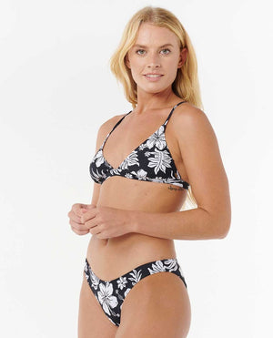 Rip Curl Classic Surf Xback Tri Top-Black/White