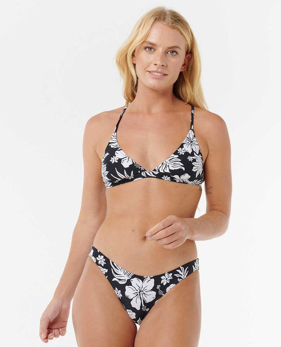 Rip Curl Classic Surf Xback Tri Top-Black/White