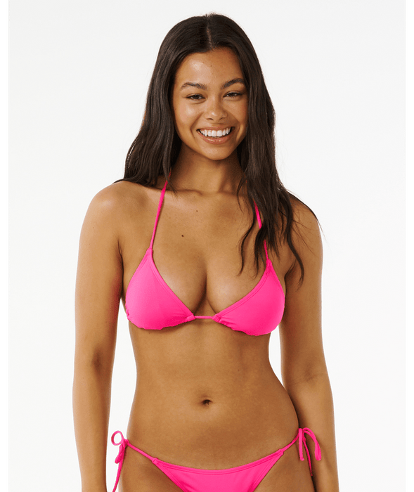 Rip Curl Classic Surf Sliding Tri Top-Hot Pink