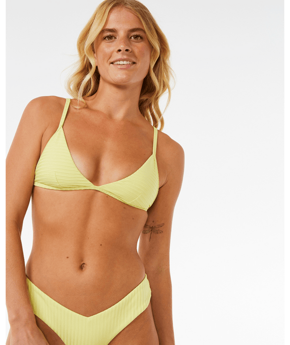 Rip Curl Premium Surf Fixed Tri Top-Bright Yellow