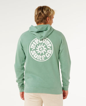 Rip Curl Pacific Rinse Hood Sweatshirt-Aloe— Alternate View