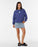 Rip Curl Luxe Surf Raglan Relaxed Crew Sweatshirt-Navy