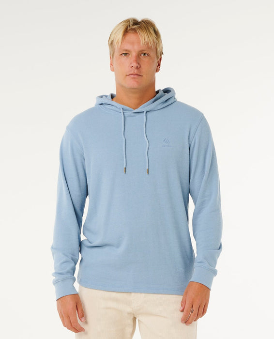 Rip Curl Pacific Rinse Tex Hooded Sweatshirt-Faded Denim