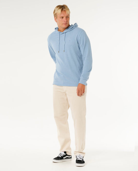 Rip Curl Pacific Rinse Tex Hooded Sweatshirt-Faded Denim