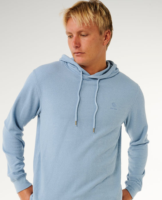 Rip Curl Pacific Rinse Tex Hooded Sweatshirt-Faded Denim