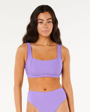 Rip Curl Premium Surf D-DD Crop Top-Purple