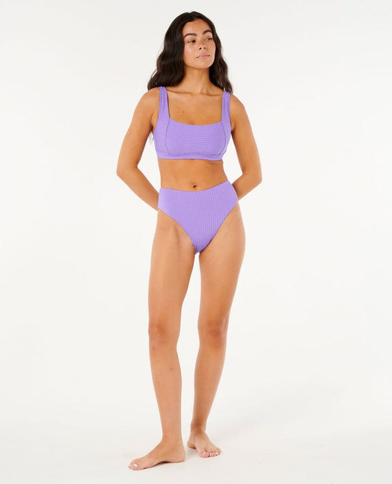 Rip Curl Premium Surf D-DD Crop Top-Purple