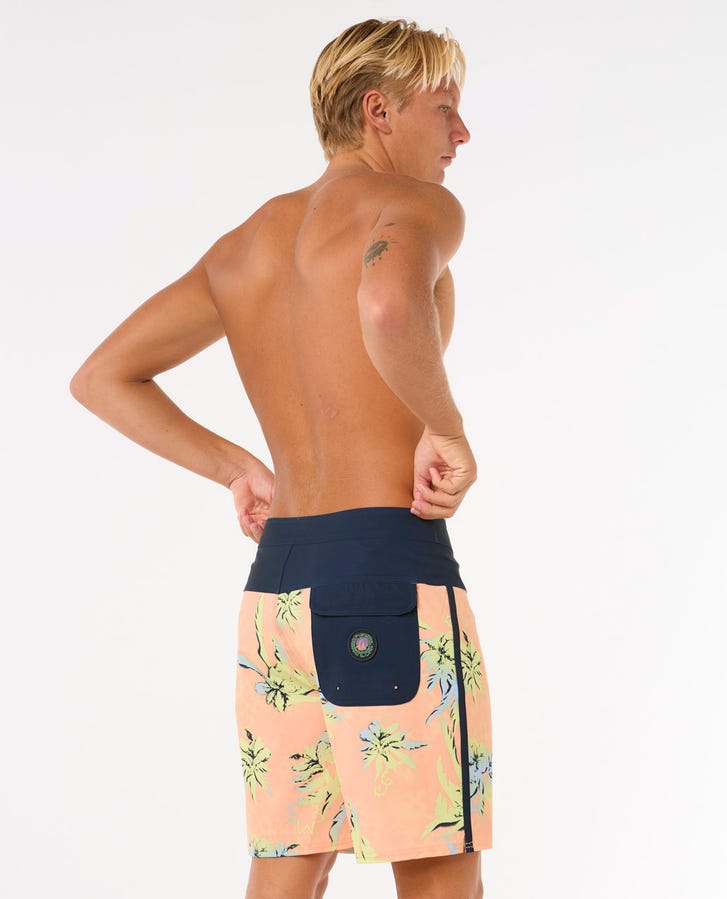 Rip Curl Mirage Mason Raw Energy Boardshorts-Mandarin Zest
