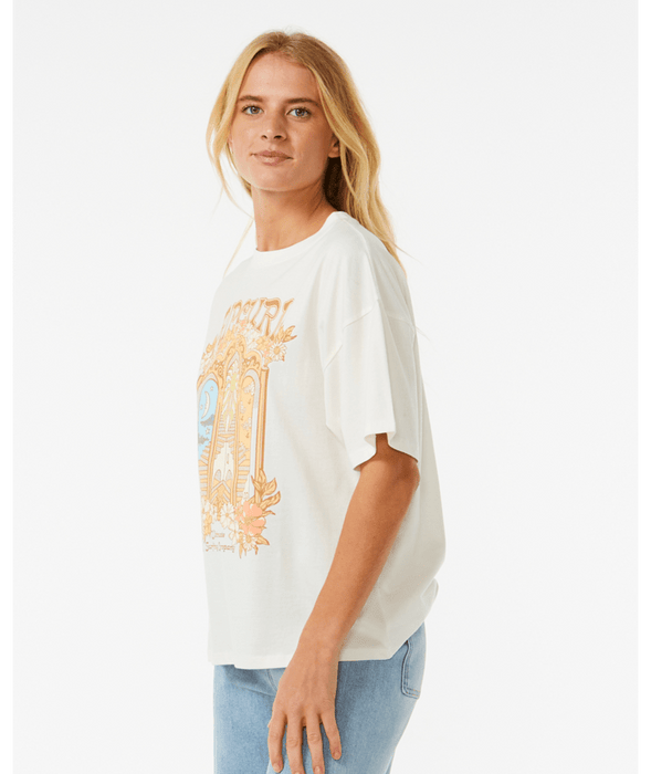 Rip Curl Tropical Tour Heritage Tee-Bone