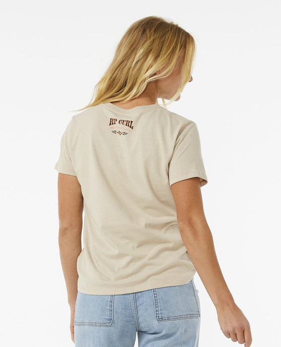 Rip Curl Ultimate Surf Relaxed Tee-Natural