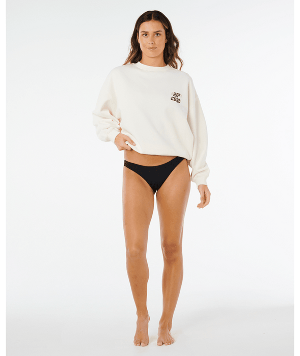 Rip Curl Sports Dept Crew Sweatshirt-Bone