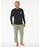 Rip Curl Fade Out Icon L/S Tee-Black/Purple