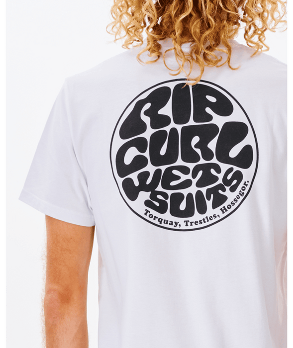 Rip Curl Wetsuit Icon Tee-White