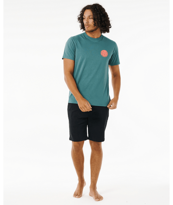 Rip Curl Wetsuit Icon Tee-Bluestone
