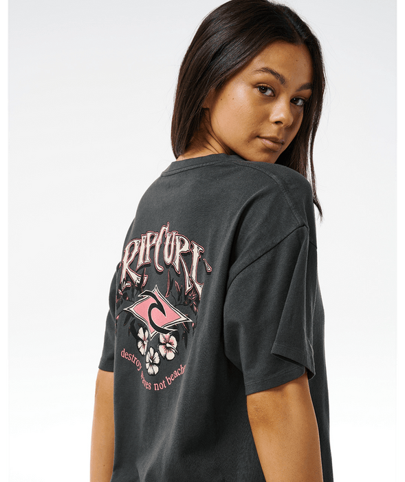 Rip Curl Eddie Would Go Petro Tee Black