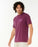 Rip Curl Fade Out Icon Tee-Deep Plum