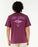 Rip Curl Fade Out Icon Tee-Deep Plum