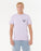 Rip Curl Fade Out Icon Tee-Iced Lavender