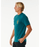 Rip Curl Search Icon Tee-Blue Green