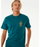 Rip Curl Search Icon Tee-Blue Green