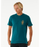 Rip Curl Search Icon Tee-Blue Green