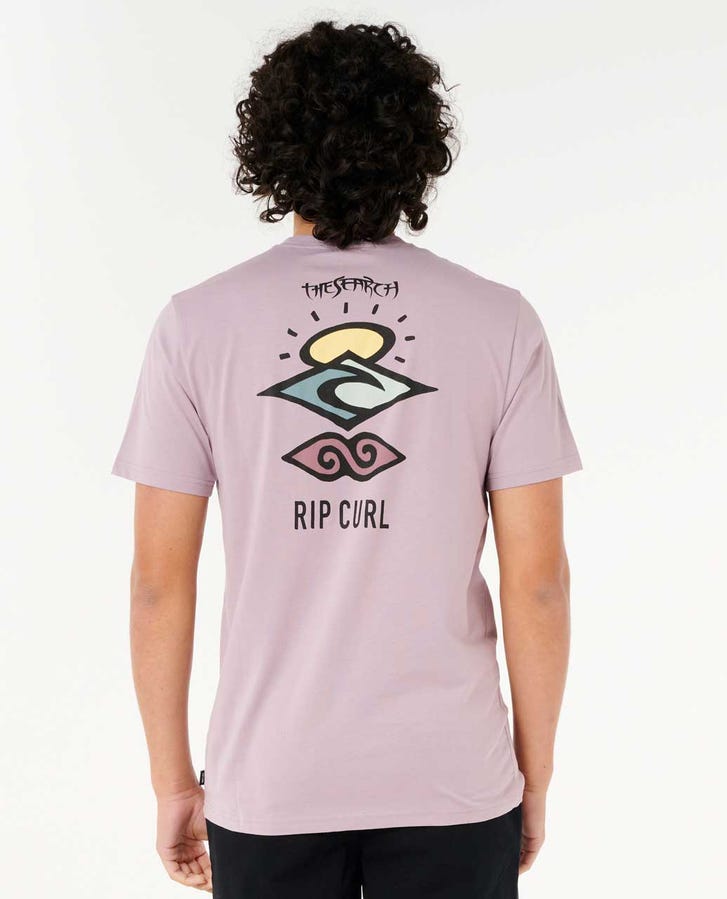 Rip Curl Search Icon Tee-Smokey Grape
