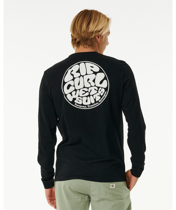 Rip Curl Wetsuit Icon L/S Tee-Black