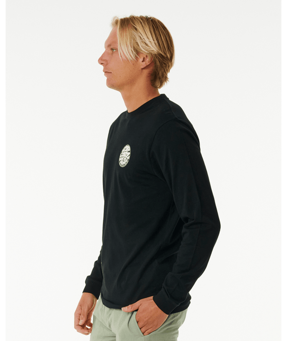 Rip Curl Wetsuit Icon L/S Tee-Black