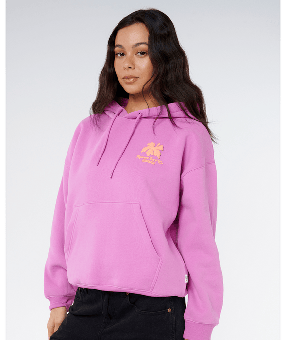 Rip Curl Topanga Canyon Heritage Hood Sweatshirt-Purple Pink