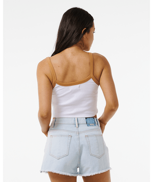 Rip Curl Sunset Baby Tank-White— Alternate View