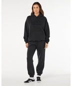 Rip Curl Varsity Sports Oversized Sweatshirt-Black