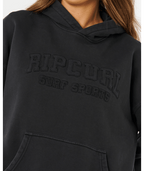 Rip Curl Varsity Sports Oversized Sweatshirt-Black
