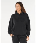 Rip Curl Varsity Sports Oversized Sweatshirt-Black