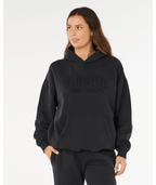 Rip Curl Varsity Sports Oversized Sweatshirt-Black