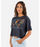 Rip Curl Soaring Crop Tee-Washed Black