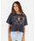 Rip Curl Soaring Crop Tee-Washed Black