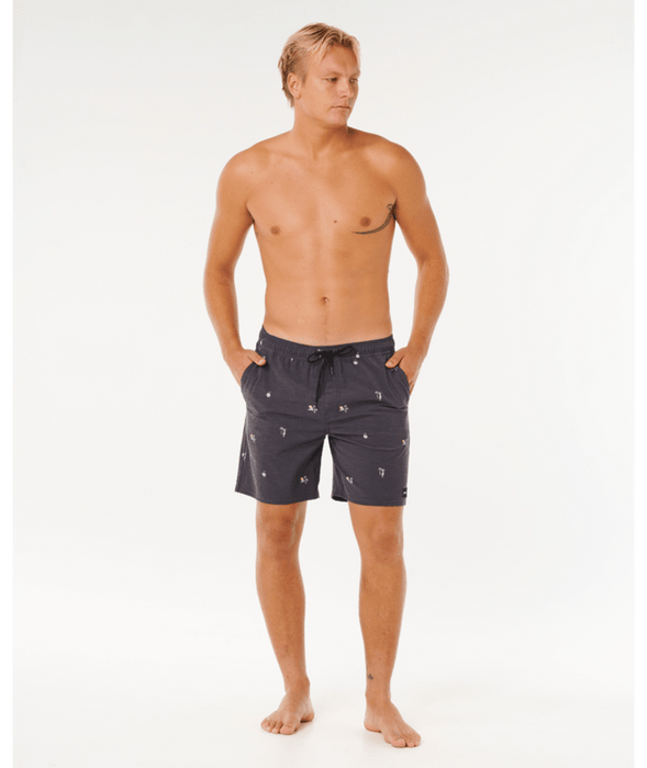 Rip Curl Skelly Breach Volley Boardshorts-Black