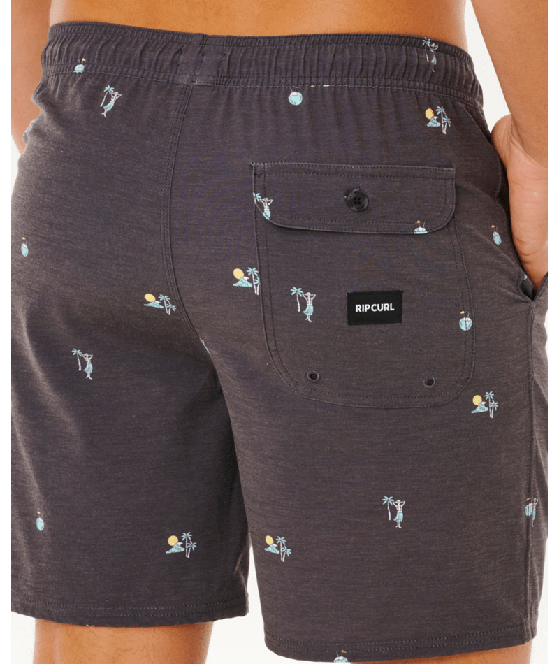 Rip Curl Skelly Breach Volley Boardshorts-Black